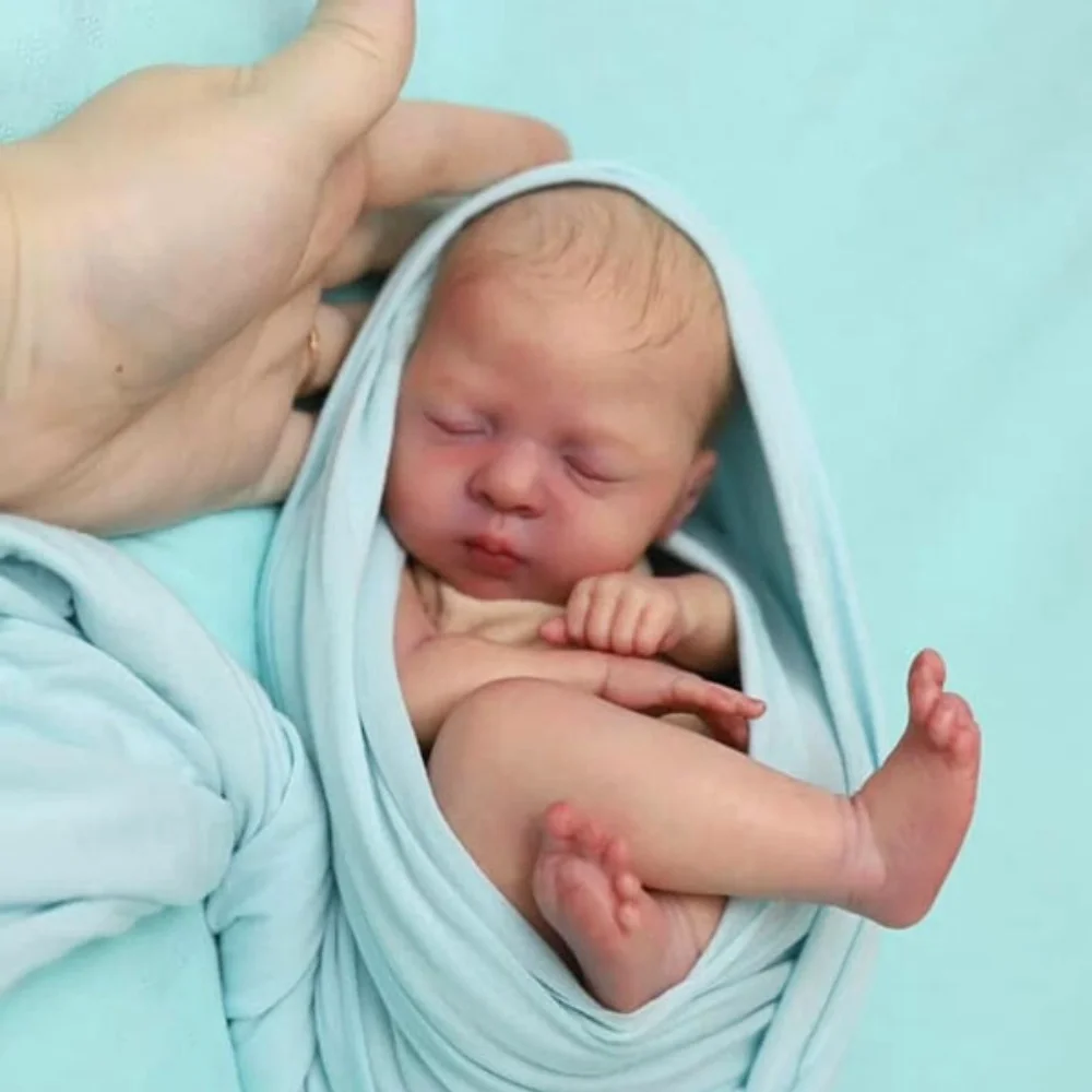 12 pollici Mini bebe reborn kit Luna Reborn Baby Kit bambola in vinile Non verniciato Parti di bambola smontate Kit bambola rinata vuota fai da te