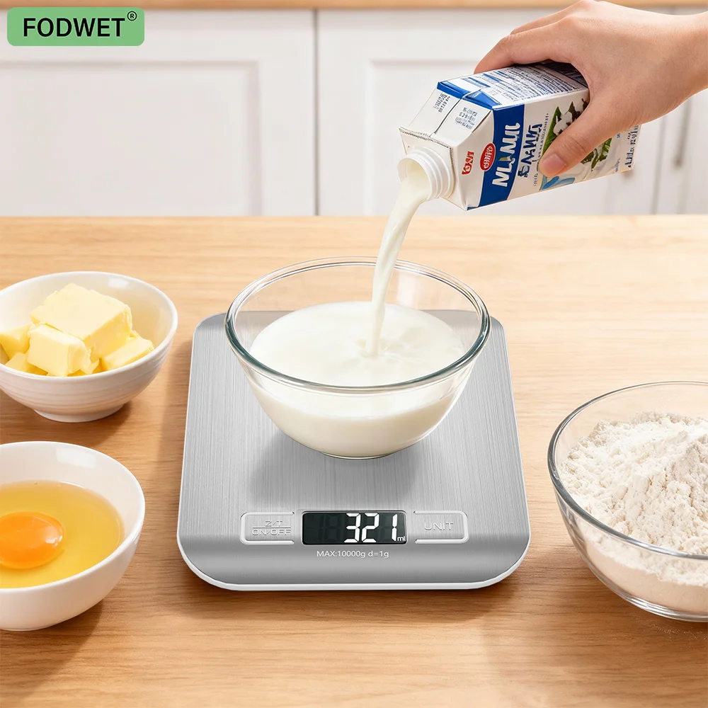Kitchen Scale 10kg Baking Scale Kitchen Electronic Scale Small Platform Scale Food Gram Scale Battery Not Included