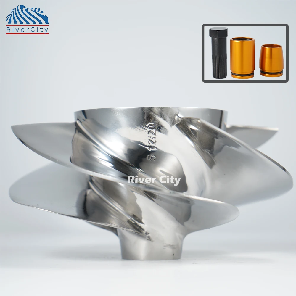 Remplacement pour Seadoo GTX 4-tech Limited Supercharge 185HP Jet Ski turbine SR-CD-12/20 155.5MM 4 lames pièces de PWC polies