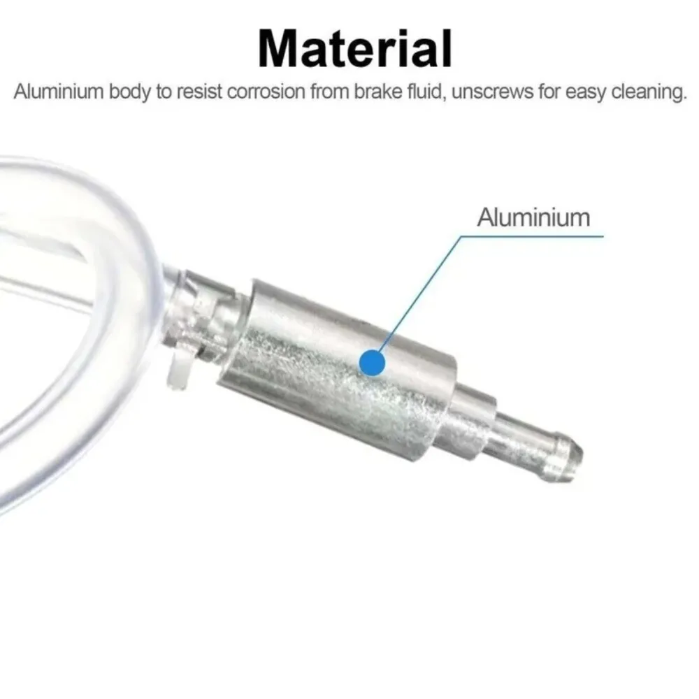 Car Clutch Brake Bleeder Hose Hydraulic Clutch One Way Valve Tube Bleeding Tool Replacement Adapter Kit Auto Accessories