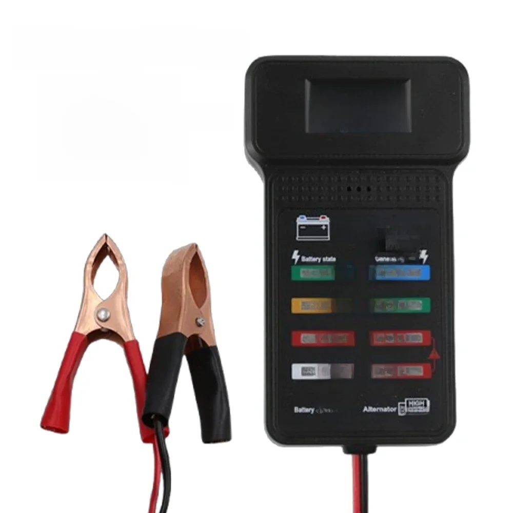 12V/24V LCD Digital Battery Tester Auto Battery Analyzer Charging Cranking System Tester Car Battery Checker Diagnostic Tools