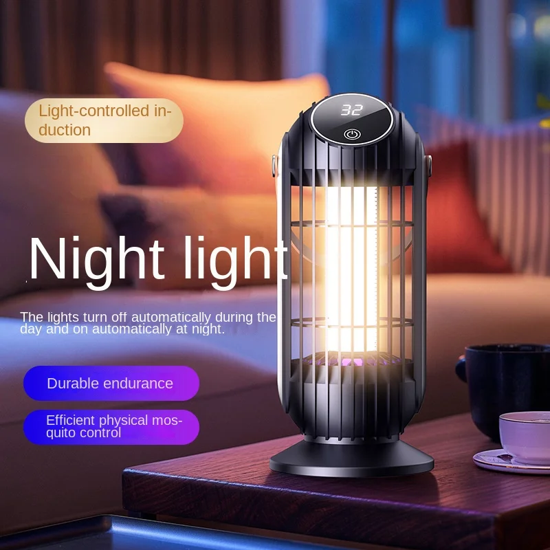 Mosquito Killer Lamp 4000mAh USB Hangable Desktop Night Light Bug Zapper Home Camping Automated System Switch Safety and Health image 4