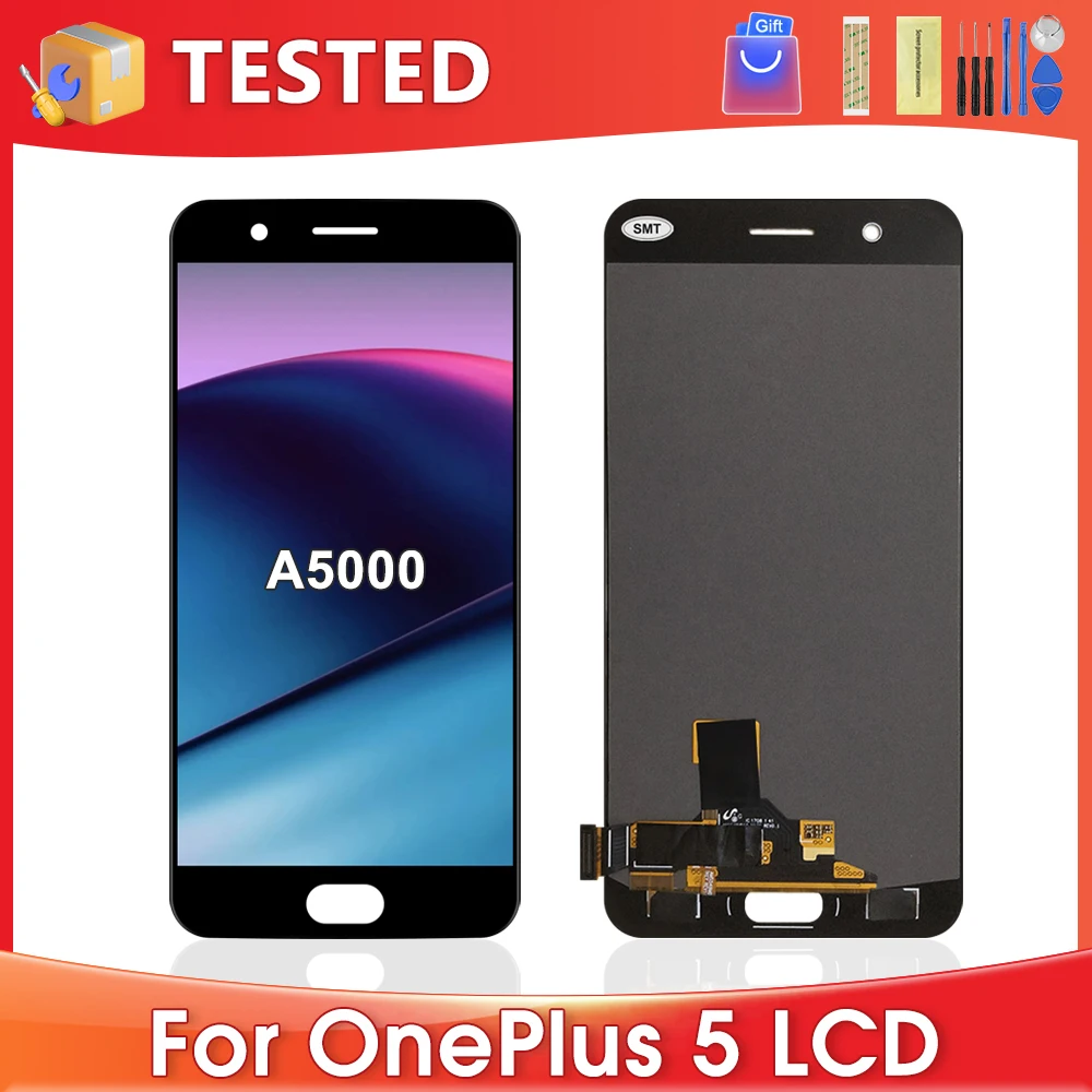 5.5\'\'For OnePlus 5 For 1+5 A5000 LCD Display Touch Screen Digitizer Assembly Replacement