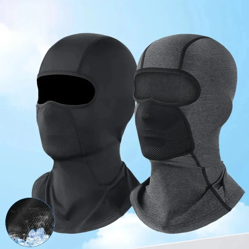 AliExpress Motorcycle Balaclava Summer UV Protection Glasses Face Breathable Hole Men Women Quick-Drying Motorcyclist Winter Warm Ski Mask