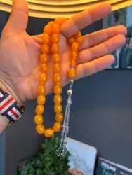 Bakelite rosario ottomano raro Faturan ambra tedesca Sandalous Misbaha Prayerbeads rosario Tasbih Tesbih sam T16