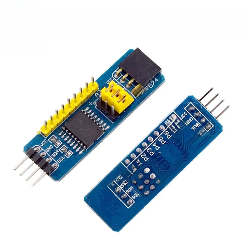 Carte d'extension PCF8574 I2C 8 bits IO MCU, extenseur d'e/s, Module de développement d'évaluation de Bus I2C AVR STM8 C8051F pour Arduino