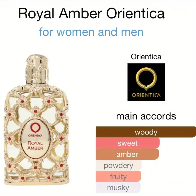 Orientica Royal Amber untuk wanita Eua De Pafume tahan lama aroma bunga parfum Ideal hadiah Natal-2.7 OZ beberapa Volume