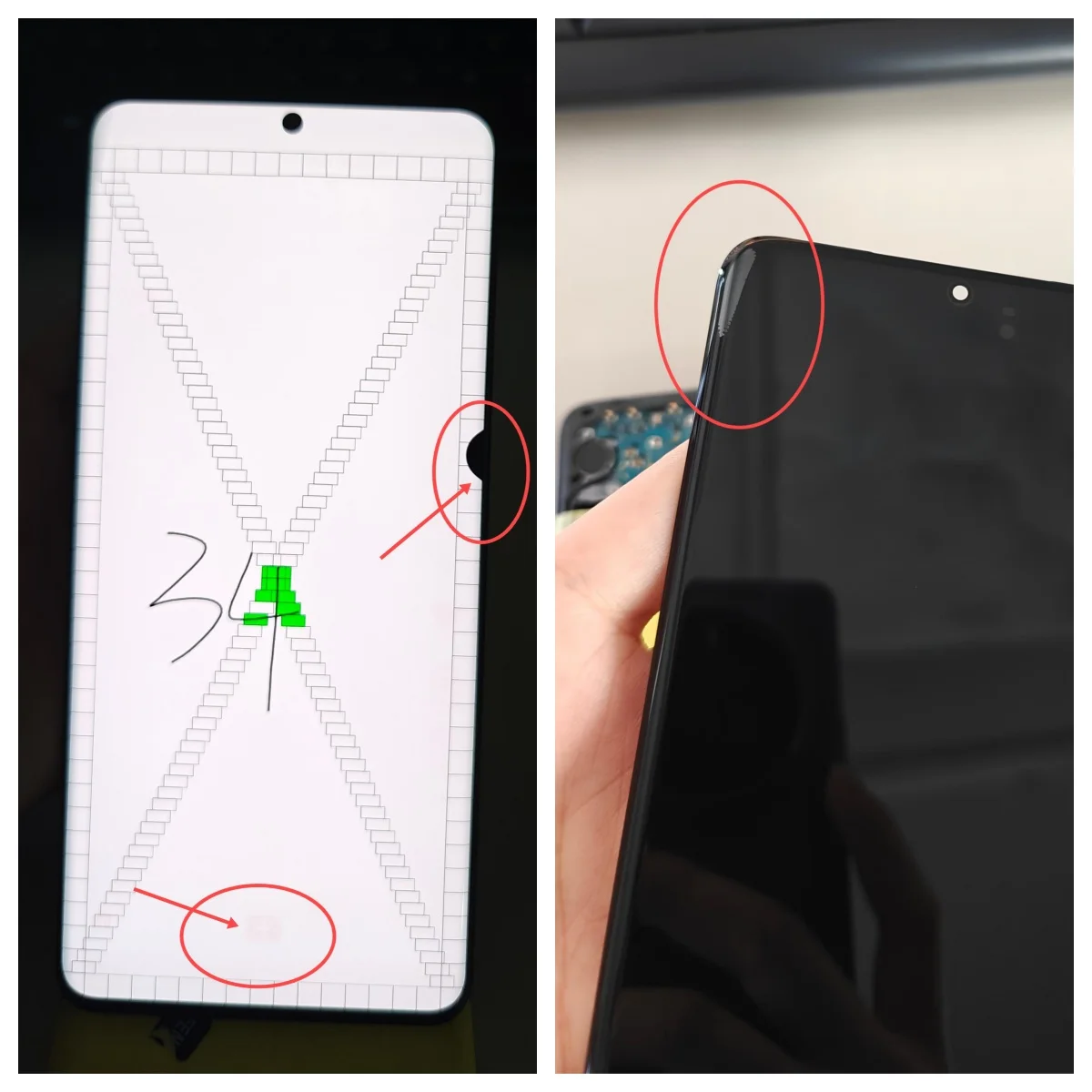 Imagem -03 - Amoled Lcd Display Touch Screen Substituição Assembly com Dot Samsung Galaxy S20 Ultra Sm-g9880 G988f 69