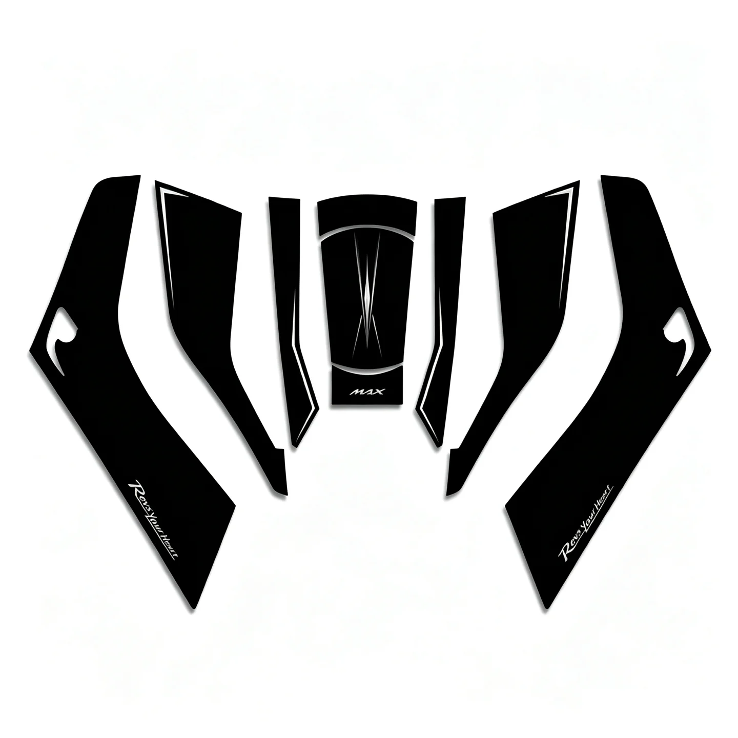 Anti Slip Fuel Tank Sticker Modified Body Protection Anti Scratch Sticker Film Accessories For YAMAHA XMAX300 2020-2026