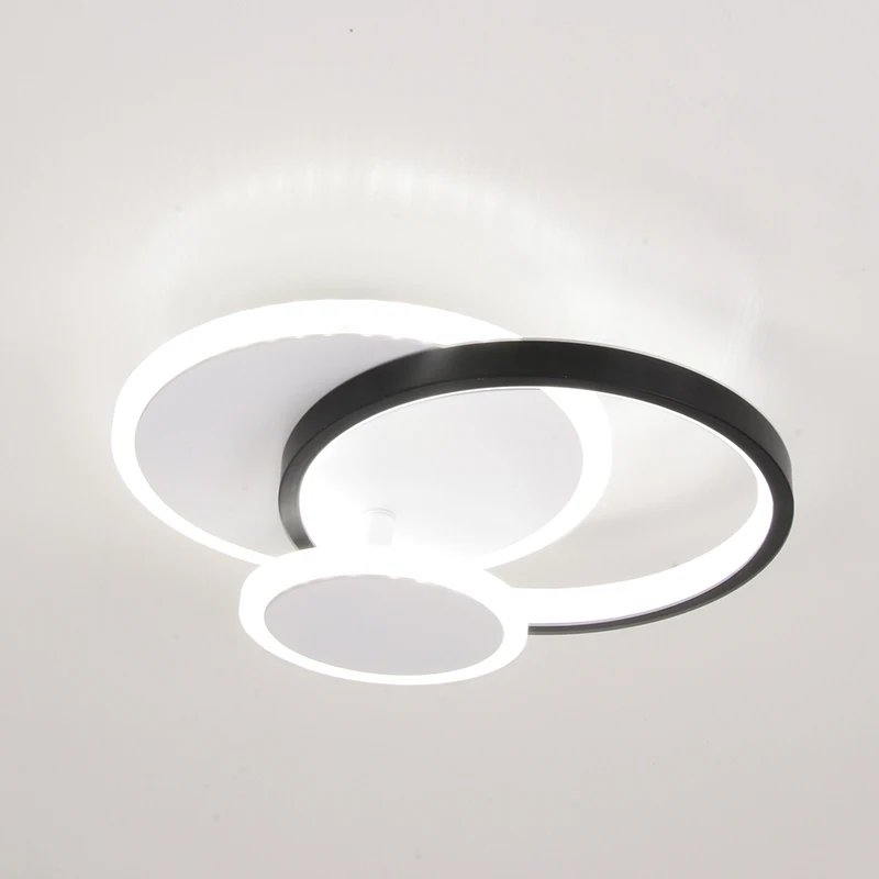 Modern LED Ceiling Light 3 Rings Creative Design Ceiling Lamp Indoor Lighting Fixtures Hallway Balcony Aisle Office Home Decor