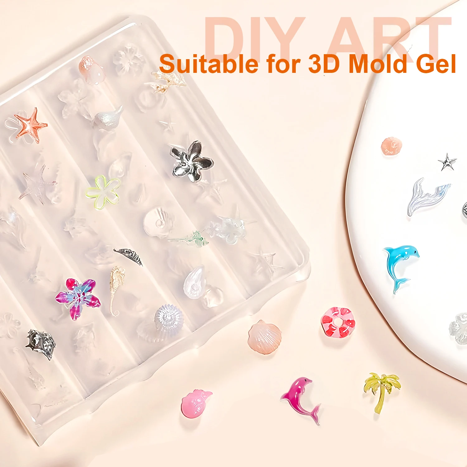 TWOING 15 g klares und weißes, antihaftbeschichtetes Handverlängerungsgel, 3D-Formung, Bildhauerei, Schnitzerei, Nagelkunst, festes Hartgel für künstliche Nägel – Detail 6