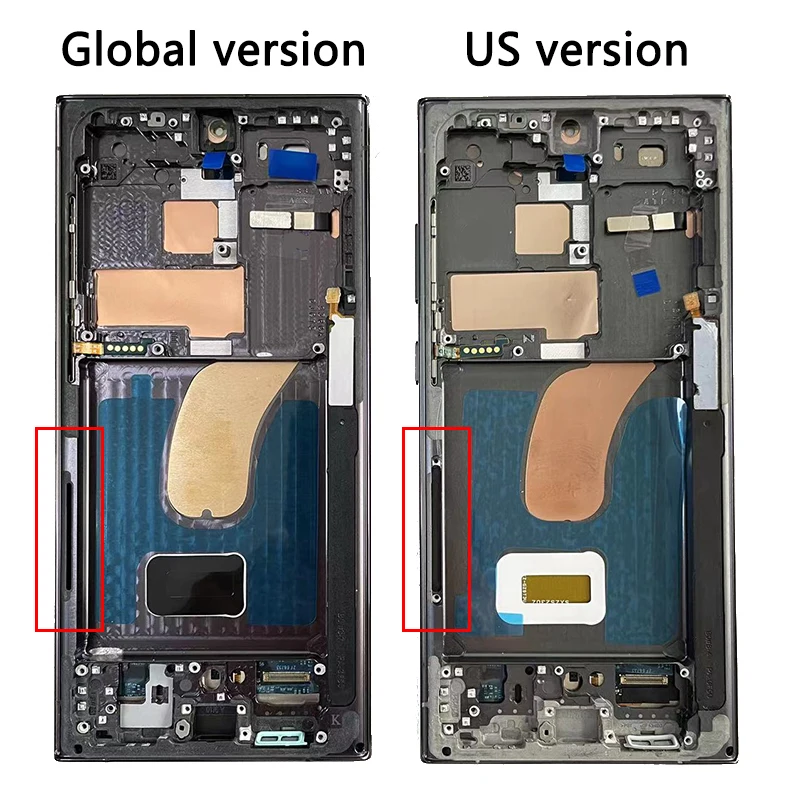 S23 Ultra AMOLED Display Screen For Samsung S23 Ultra 5G LCD SM-S918B SM-S918B/DS S918U Display Touch Screen Digitizer Assembly