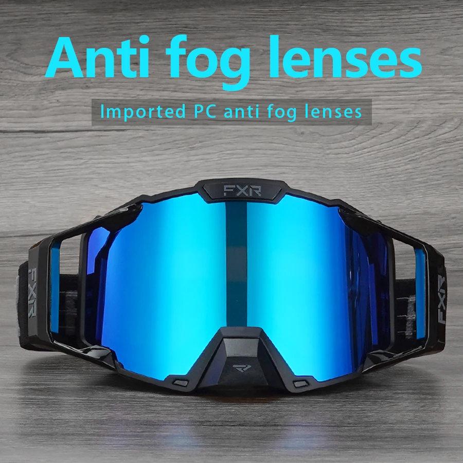 FXR Motorbril Dubbellaags Anti Fog Lens Motorcrossbril Crossmotor ATV Skibril Moto Outdoor Fietsen Zonnebril