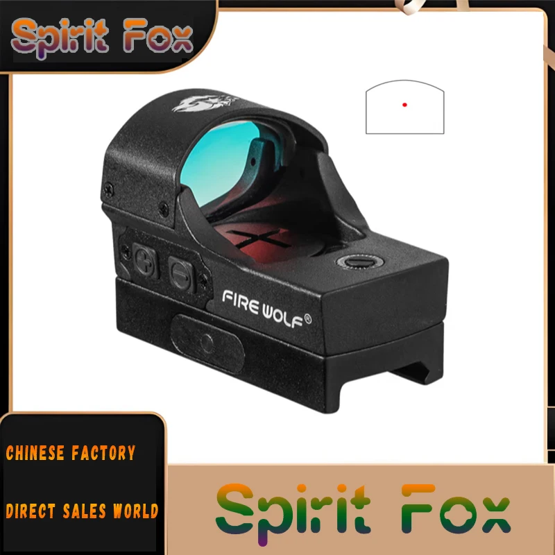 

Spirit FOX F600 Fat Head Red Dot 20mm Card Slot Large View HD Red Film Inner Red Dot Outdoor Telescope