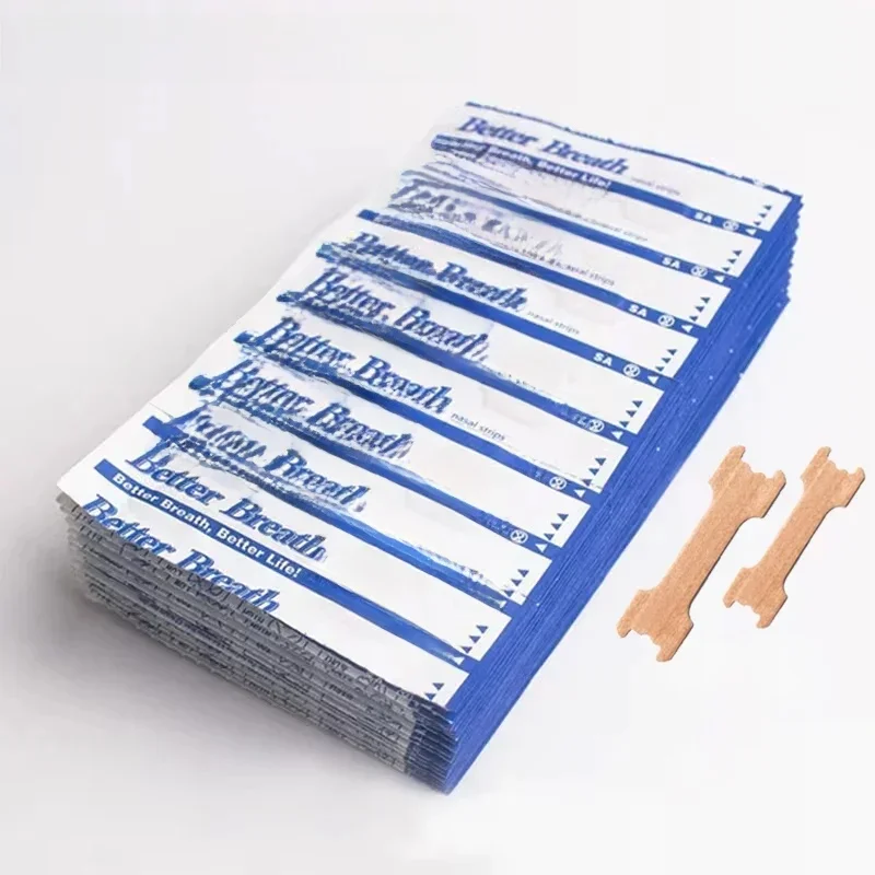 100/200/300 Stuks Adem Neusstrips Juiste Manier Stop Snurken Anti Snurken Neusstrip Gemakkelijker Beter ademen Goed Slapen Patches - afbeelding 2