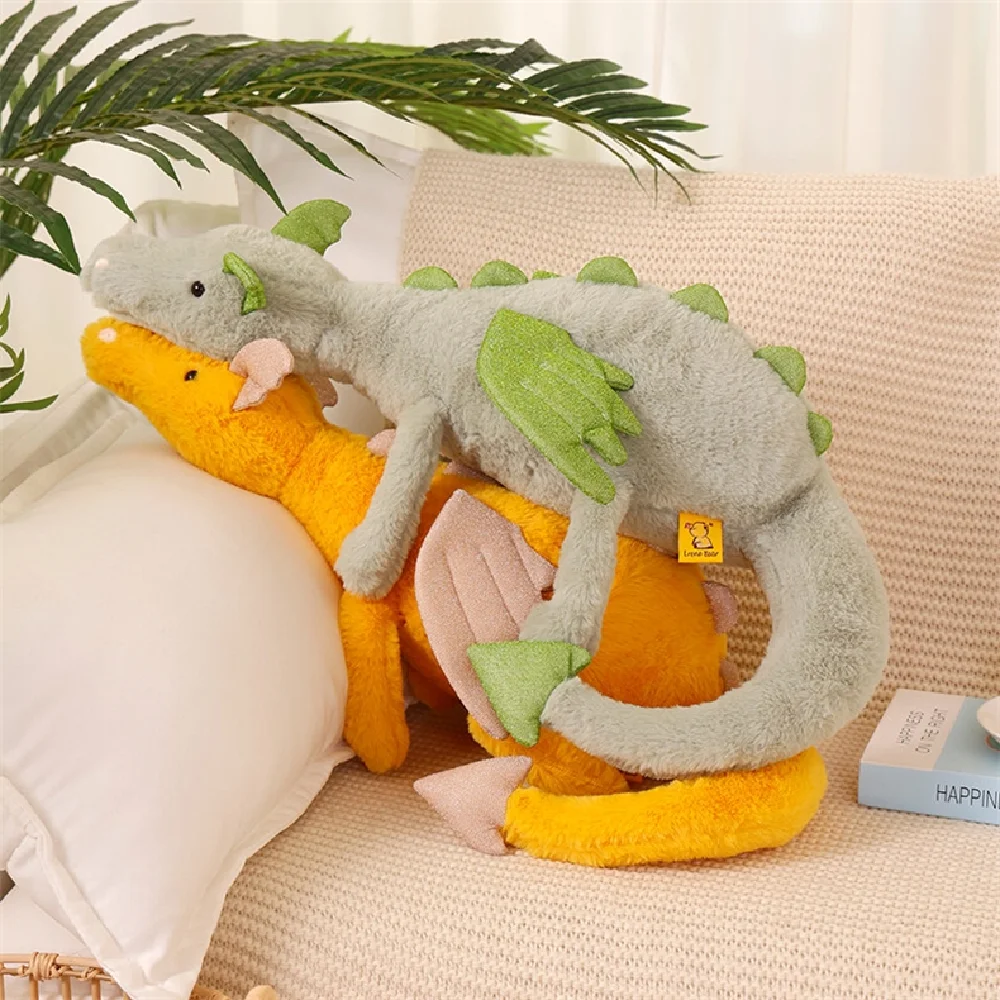 Flying Dragon Plush Snow Dragon Stuffed Animal With Wings Dragon Pterosaur Plush Lovely Pterosaur Doll Pillow Dinosaur Pillow Do