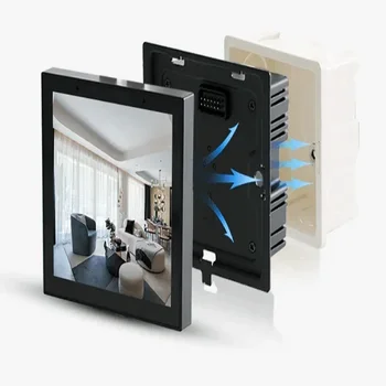 YC-SM06EHome 자동화 터치 스크린, 투야 지그비 4 인치 TFT LCD 스크린, 스마트 홈 터치 스크린, POE