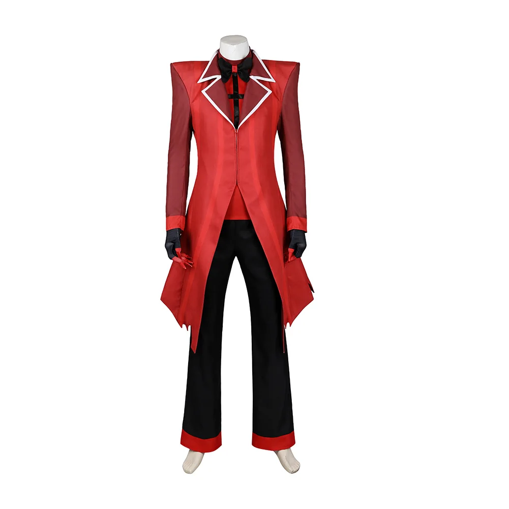 Alastor Cosplay Costume Cartoon Hotel Halloween Carnival Part Suit