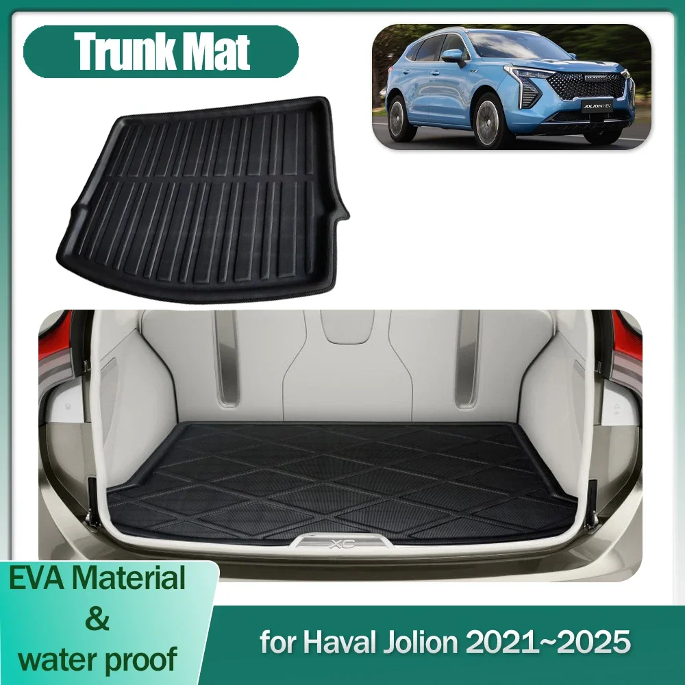 

Коврик в багажник автомобиля для Haval Jolion 2021 ~ 2025 2022 2023 2024, подкладка для багажника, напольный коврик для багажа, водонепроницаемый чехол, аксессуары