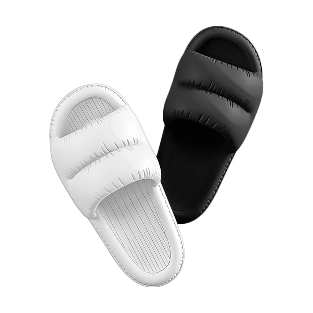 Anti-Pruritic Floor Noise Cushioning Embossed Slippers Ultra-Light Indoor Shoes