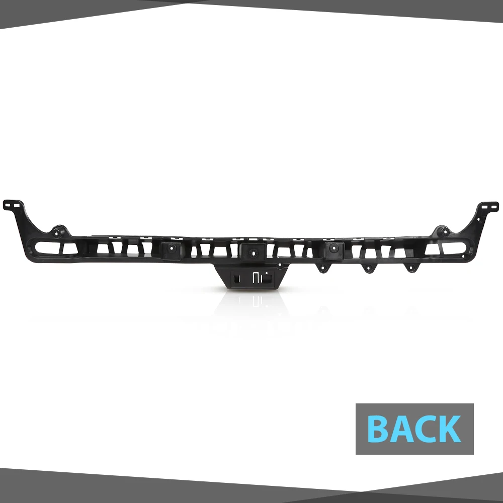 Binario di supporto per copertura paraurti centrale posteriore auto 68244459Ab adatto per Jeep Compass 2017-2019 3112200462 68244459Ab, 68244459Aa Nero