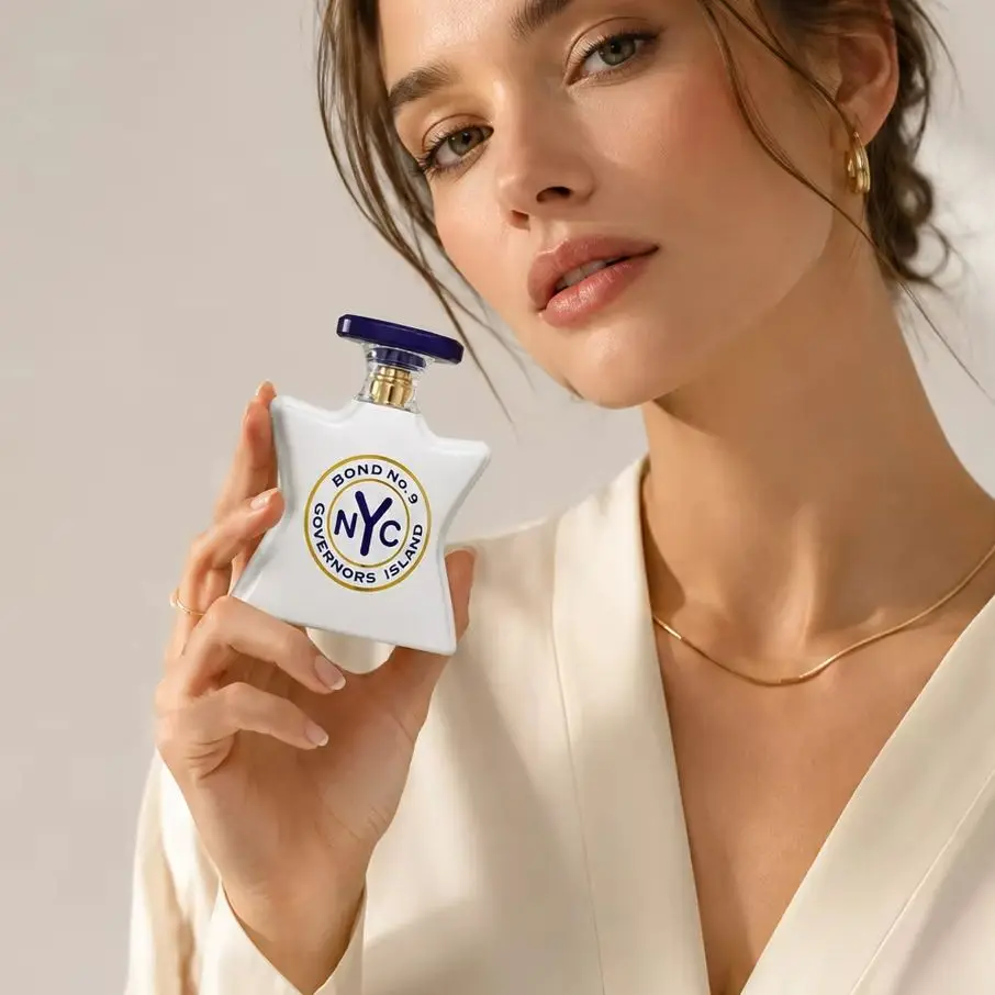 Luxury Bond No.9 Governors Island 100ml Neutral Perfume Aquatic Woody Fragrance Long Lasting New York Unisex Eau De Parfum Gift Box For Men Women Holiday Present - view 5