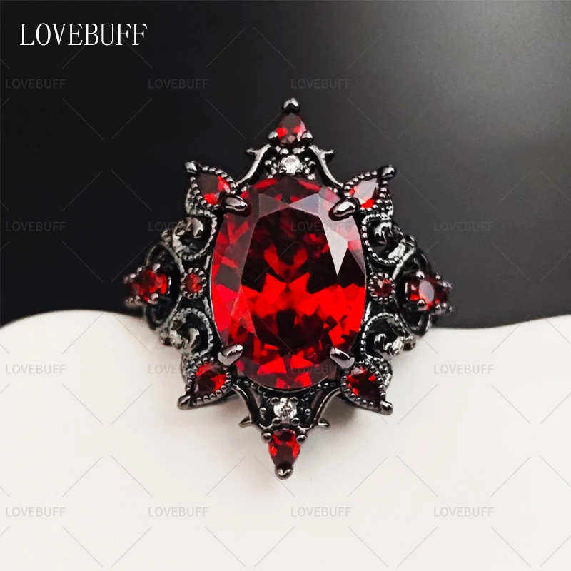 LOVEBUFF LAD Sylus: Abyssal Mark Red Gem Ring