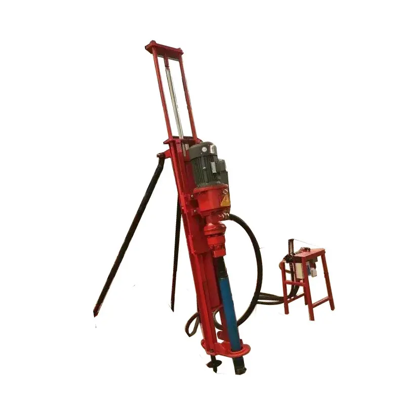 Hot Sale KQD70/100/120 Small Man Portable Machine Hard Rock Bolt Pneumatic Blasting DTH Drilling Rig For Slope Protection