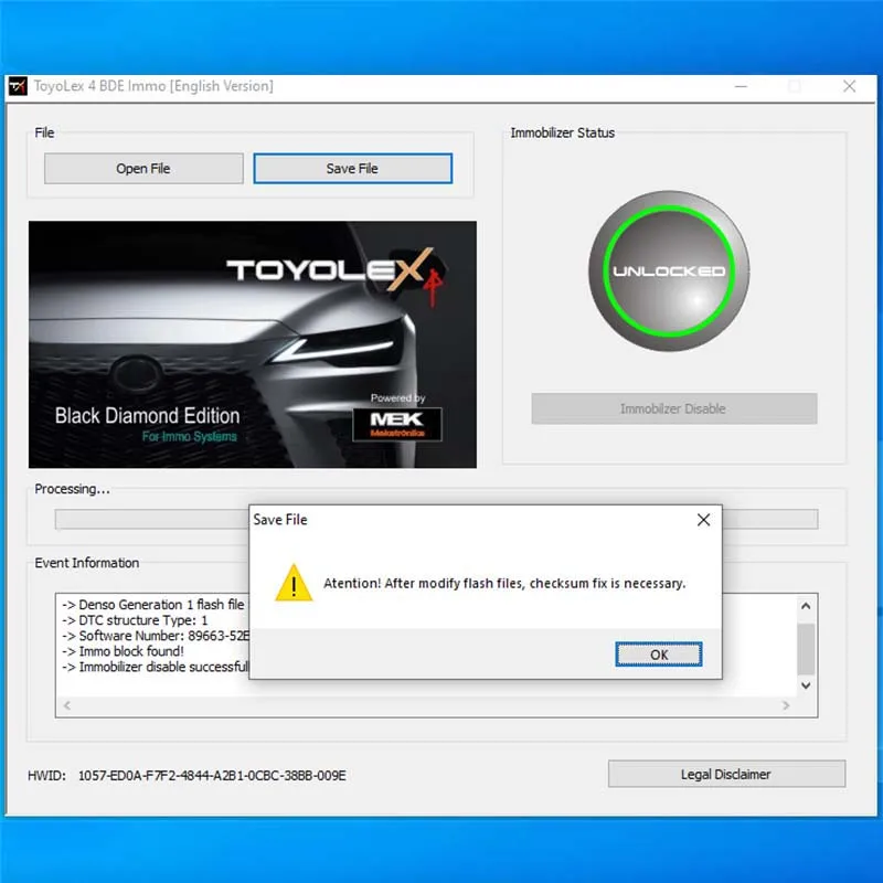 Toyolex4 Toyolex 4 With Unlimited Keygen IMMO off for Denso for Lexus Car DTC Disable Software ECU Tool PK Toyolex3 Toyolex 3