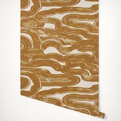 Brush Paint Wallpaper, Nuages Mordore, Abstract Watercolor Paint Brushed Wallpaper