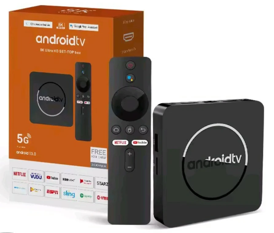 Q10 Android14 8K HDR10+ Smart TV Box Allwinner H313 128G Dual Wifi BT5.0 Set Top Box Media Player with Google Voice Assistant photo review