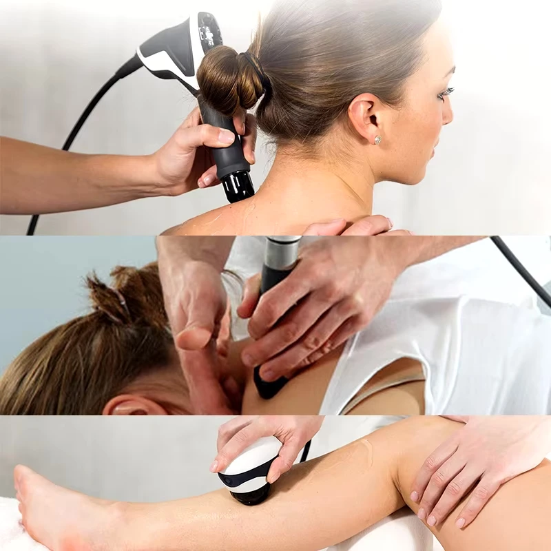 Popular Medical ShockWave Therapy Machine For Electromagnetic Pain Relief Physiotherapy 2 in 1