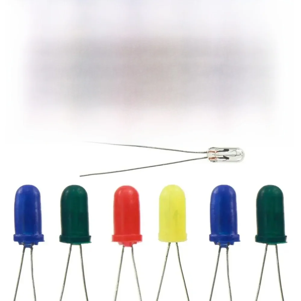 100 szt. Nakrętki/pokrowce na 3mm ziarna pszenicy żarówki led mieszane kolor nowy XPT01 — zdjęcie 2