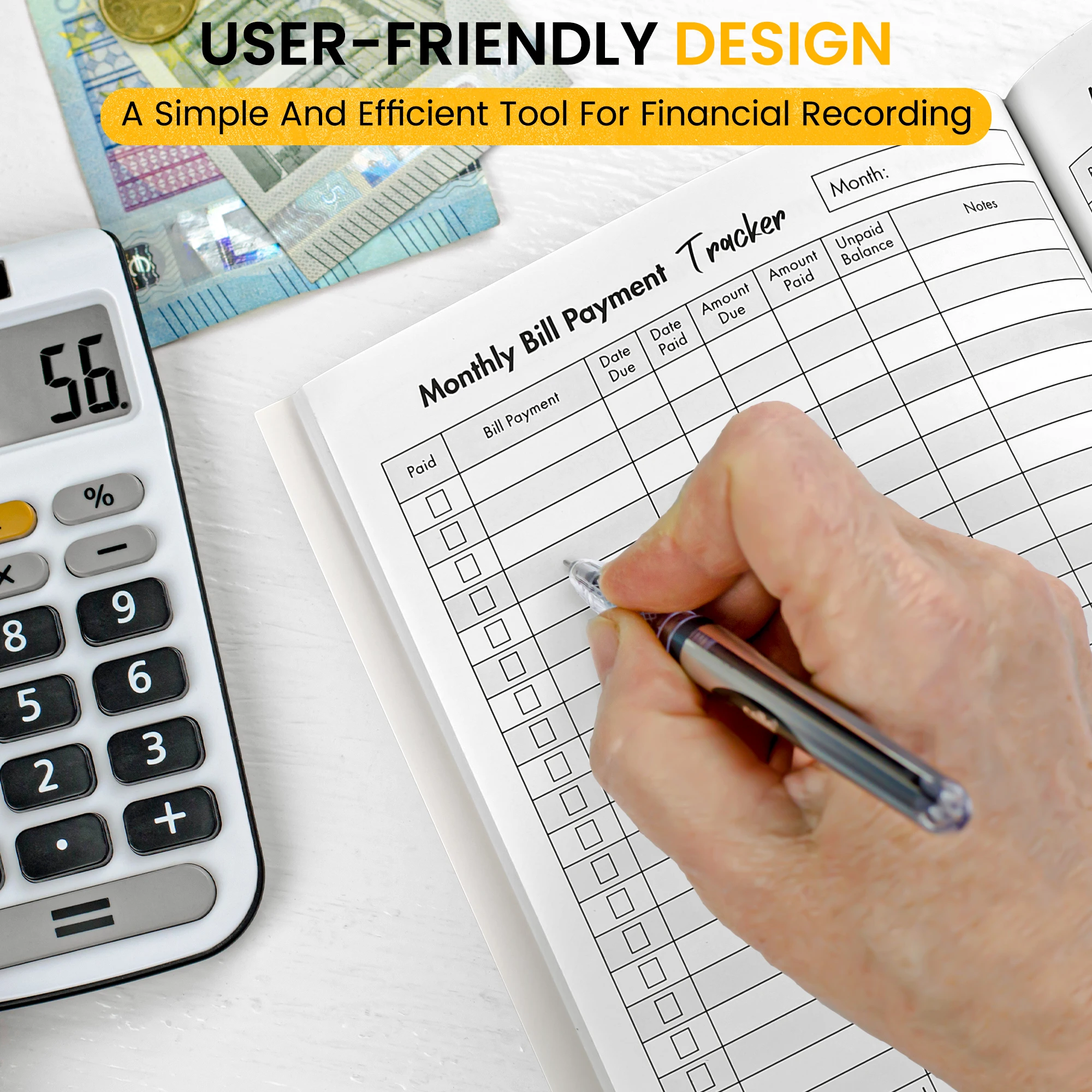 Bill Tracker & Budget Planner: Monthly Expense Organizer for Financial Management & Payment Tracking (8.5" x 11", 100+ Pages)