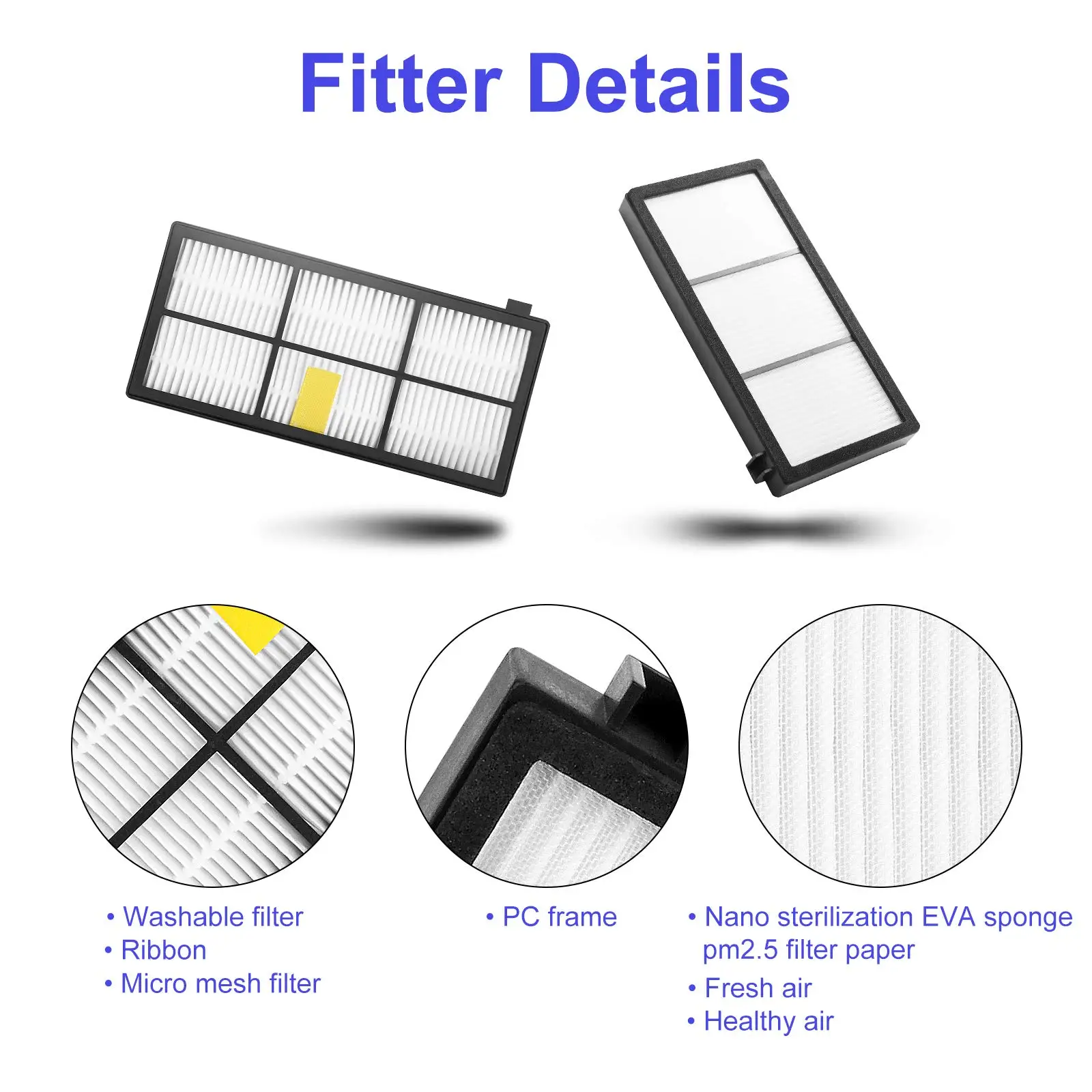 Per iRobot Roomba Serie 800 900 860 865 866 870 871 880 885 886 890 960 966 980 Rullo Principale Spazzola Laterale Filtro Hepa Accessori