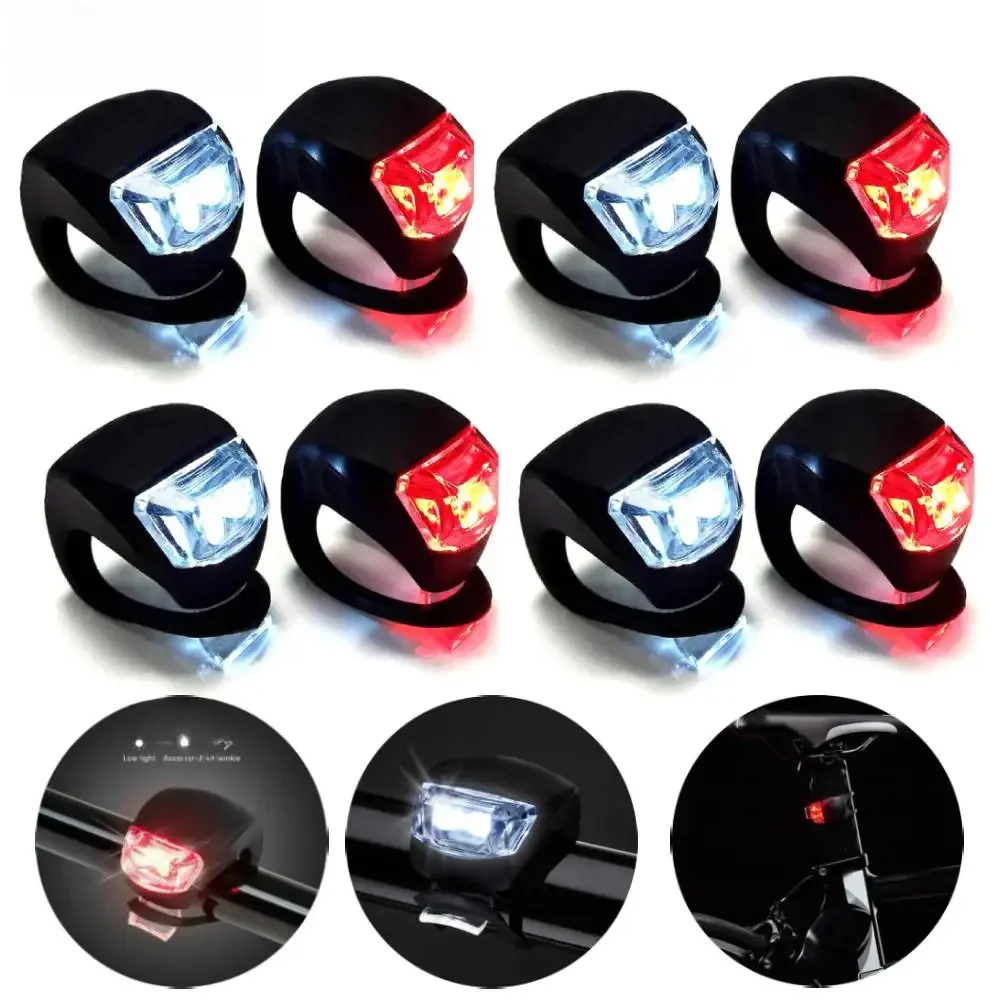 AliExpress APWIKOGER 1-4Pairs LED Bicycle Front Rear Light Set 3 Modes Headlamp Waterproof MTB Mountain Road Bike Cycling Headlight Tail Warning Lamp