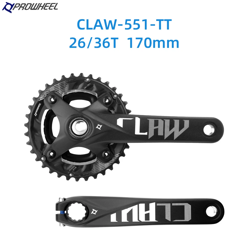 PROWHEEL 26/36T 28/38T 64/104BCD 170MM 10/11 Speed Mountain Bike Crankset Chainring Sprocket Bottom Bracket BB MTB Bicycle Crank