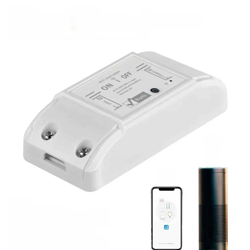 1pcs Wifi DIY Interruptor Inteligente Controle Remoto Sem Fio Controle Doméstico Funciona com Alexa