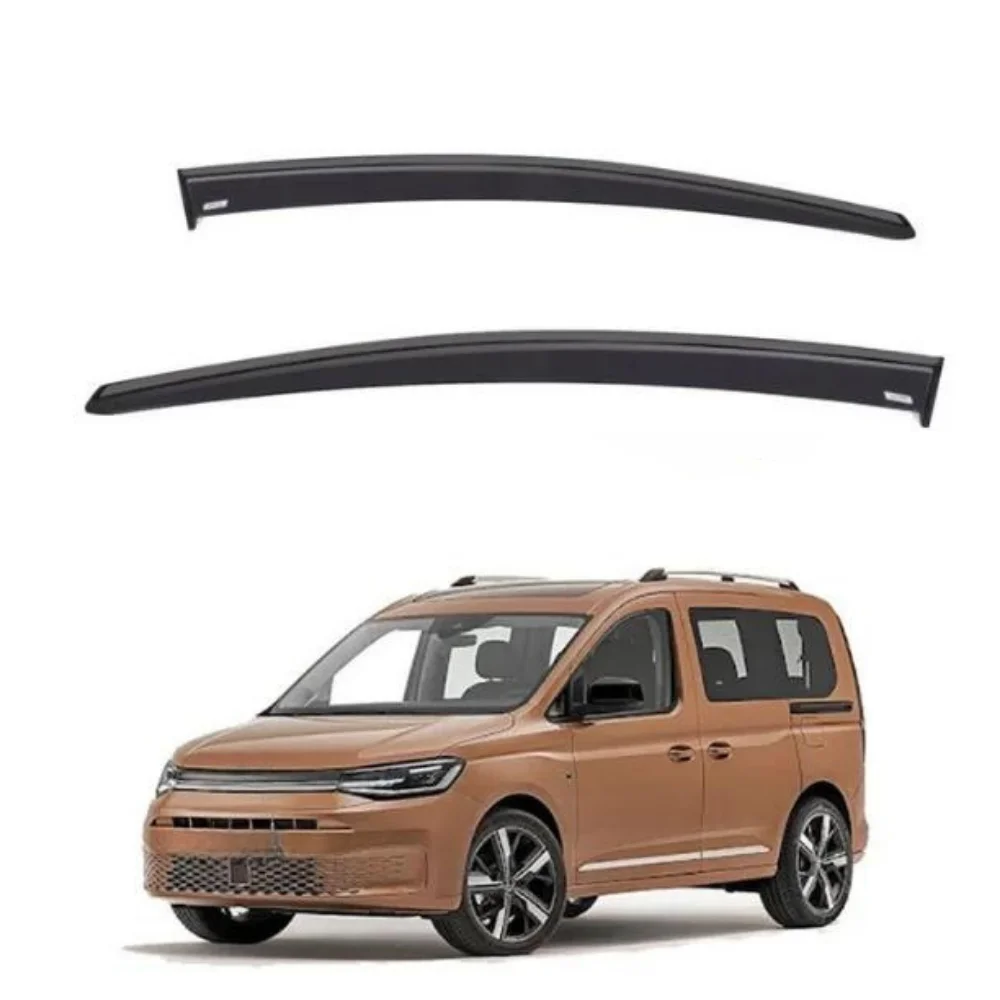 Car window accessories For Volkswagen Caddy 2021 Sport Style window deflector rain cover visor awnings Exterior Accessories