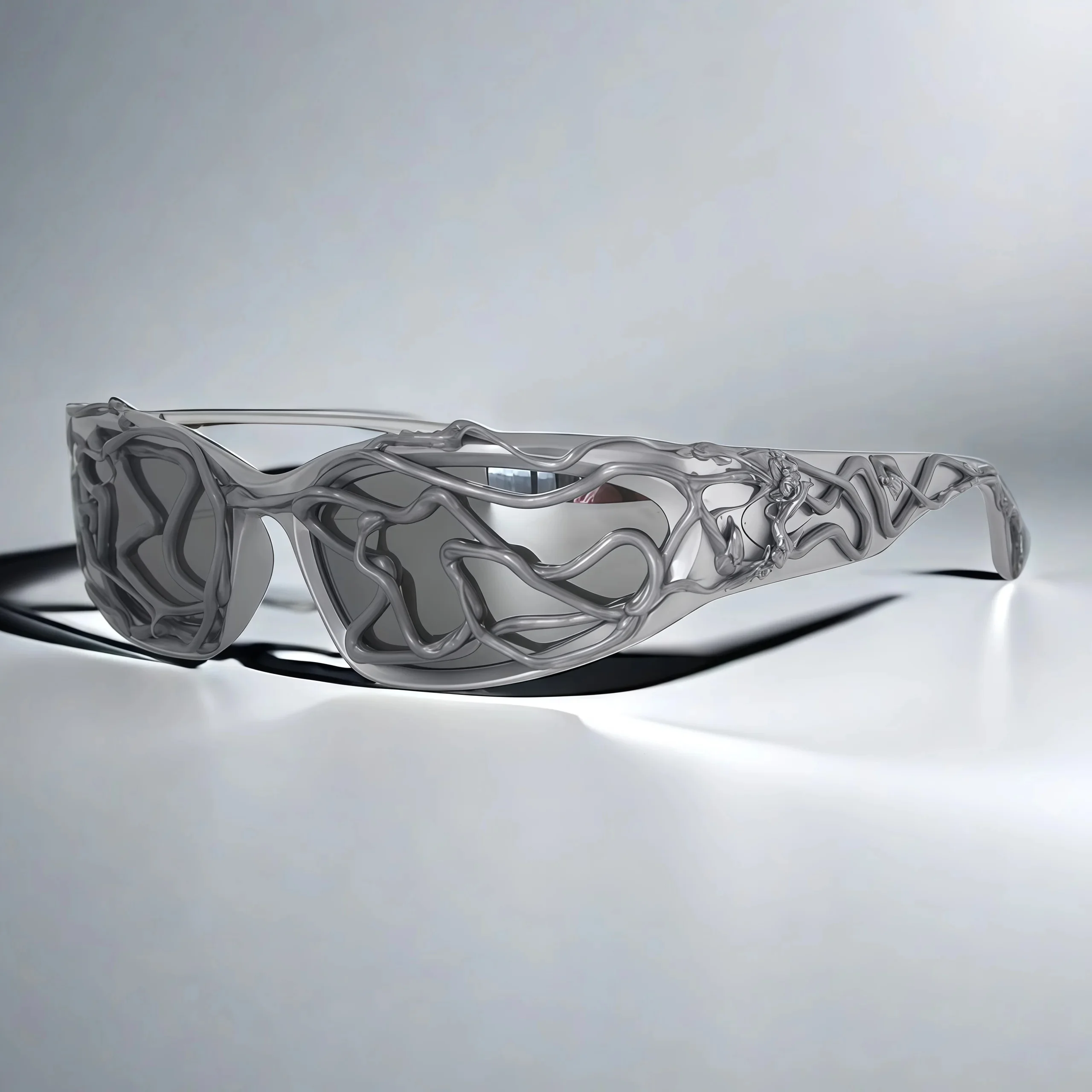 Lunettes de soleil à monture carrée pour hommes et femmes, nouveau Design de ligne, Style Y2K, futuristes, tendance, pour rue, décoration de fête d'été, ombre pour femmes