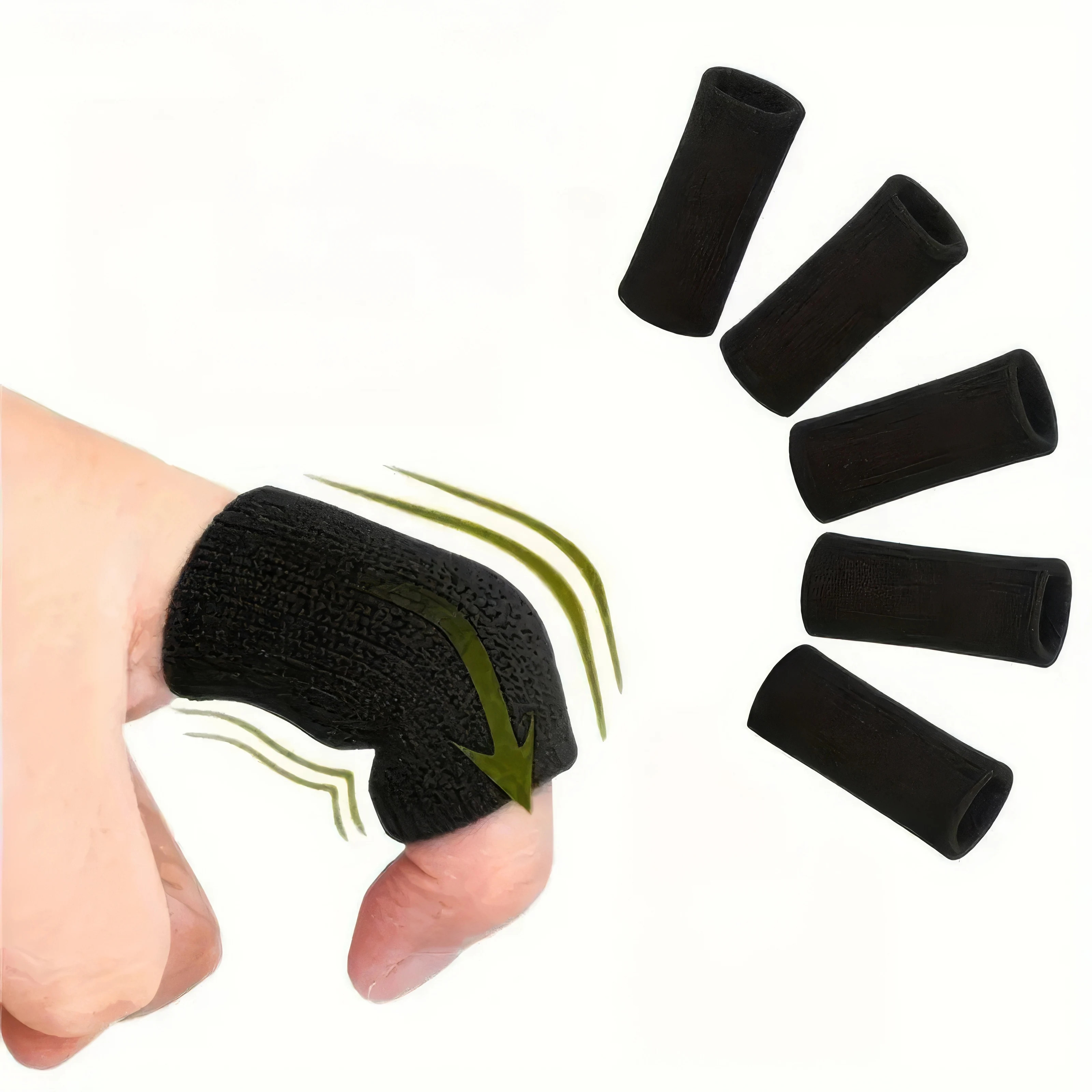 10/20/30 كم لالتهاب المفاصل بالإصبع باللون الأسود، تصميم عصري، مادة ناعمة، مقاس عالمي، هدية مثالية لعيد الميلاد