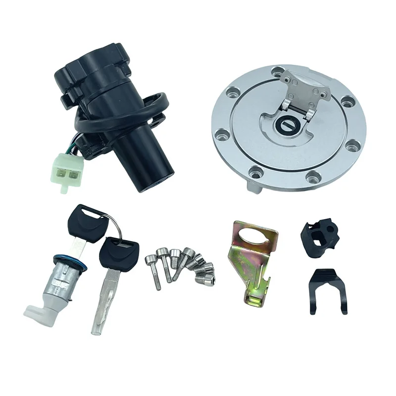 Motorcycle Ignition Switch Gas Cap Seat Lock Set For Honda CB400 VTEC NC39 1999-2008