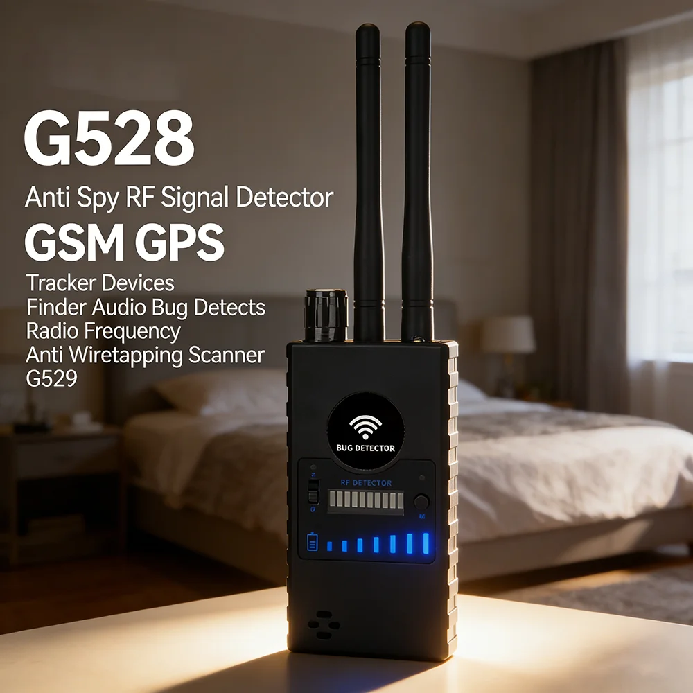 

Детектор радиочастотных сигналов G528 Anti Spy: обнаружитель GSM/GPS-трекеров, аудио-жучков, сканер радиочастот, антипрослушка G529