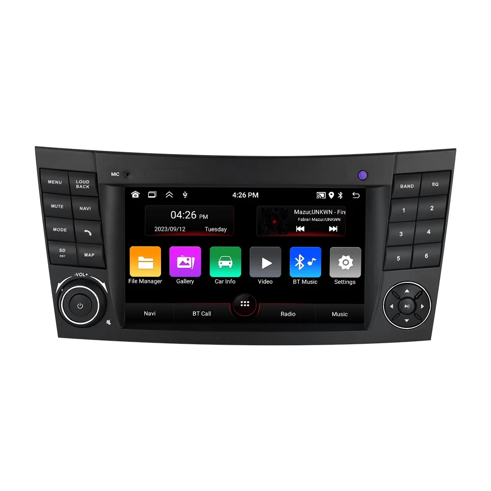 7inch Car Radio Multimedia Player For Mercedes Benz E-class W211 E200 E220 E300 E350 E240 E280 CLS GPS Carplay Android Auto BT