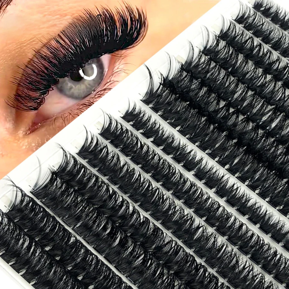 30D 40D 60D 80D Mixed Tray Individual Lashes 3D Russia Volume Eye Lashes Soft Natural Lashes Mink Lash Cluster False Eyelashes — zdjęcie 2