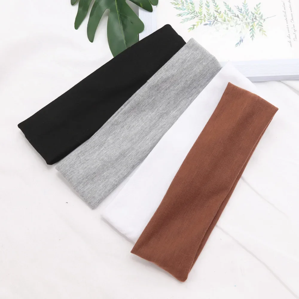 12 Style mode sport bandeaux pour femmes bandes de cheveux élastiques en cours d'exécution Fitness Yoga bandes de cheveux extensible maquillage cheveux accessoires