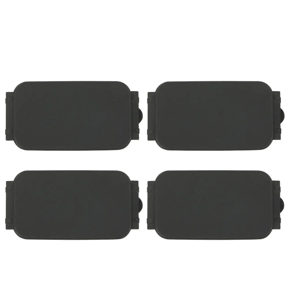 4-Piece Set of Bed Rail Covers, Suitable for Factory Ford Truck Bed Rail Insert Boxes F150 F250 Fl3Z99290D90Ab Fl3Z99290D90Abw, Black Plastic