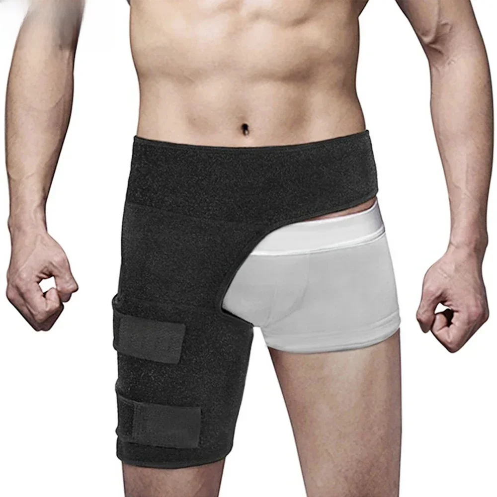 Tcare Sciatique soulagement de la douleur nerveuse cuisse Compression orthèse pour les articulations des hanches arthrite aine enveloppement orthèse ceinture de protection jambières nouveau