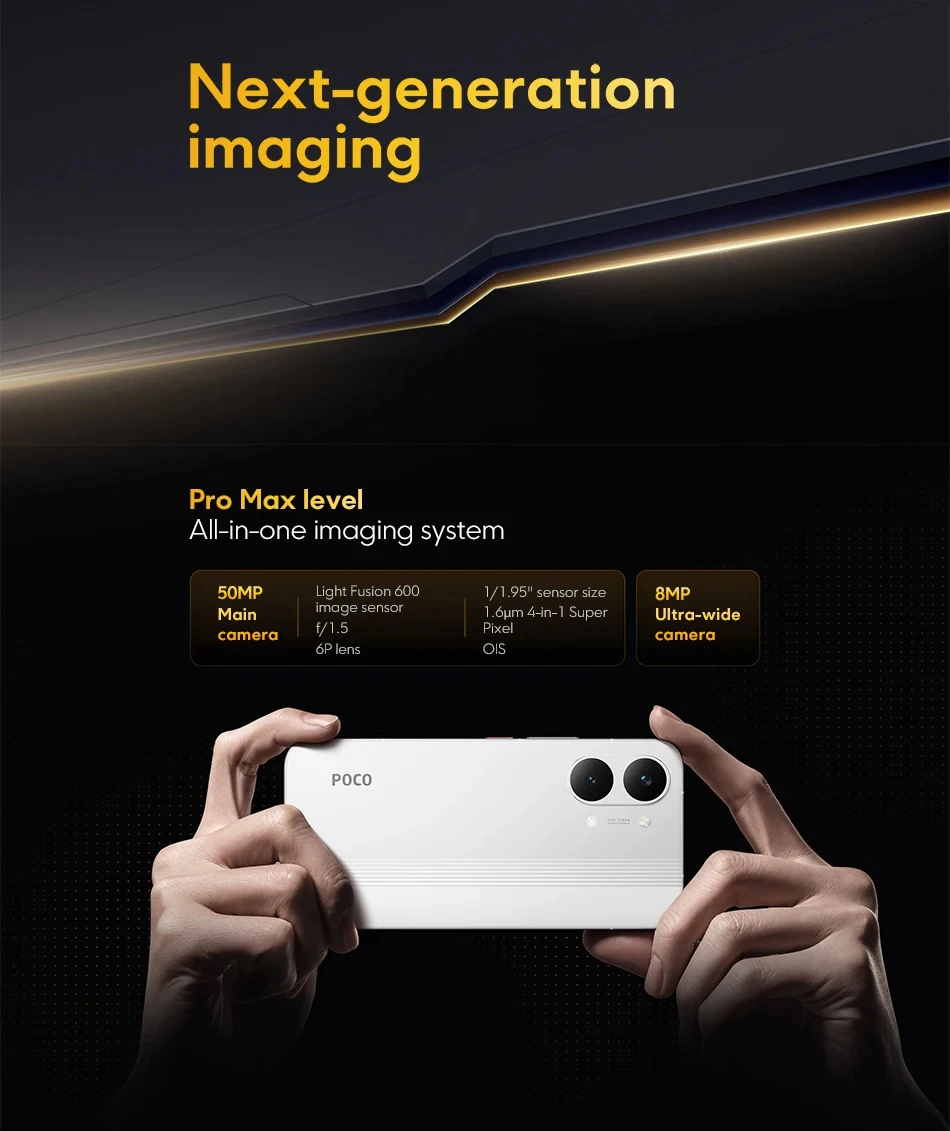 POCO X8 Pro MAX 5G Orange Color Special 12GB 256GB 512GB NFC Smartphone 8500mAh Battery 50MP OIS Camera