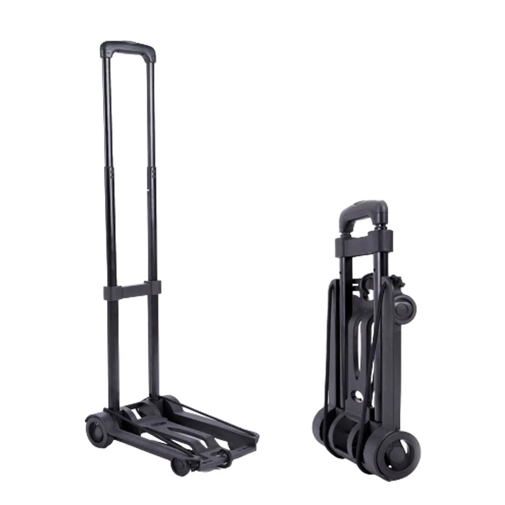 Portable Folding Cart Small Hand Cart Plastic lightweight shopping cart